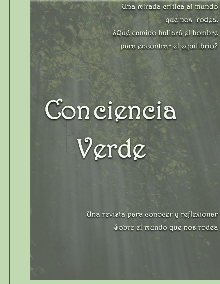 Revista Conciencia Verde Revista Conciencia Verde - Marta Persichini