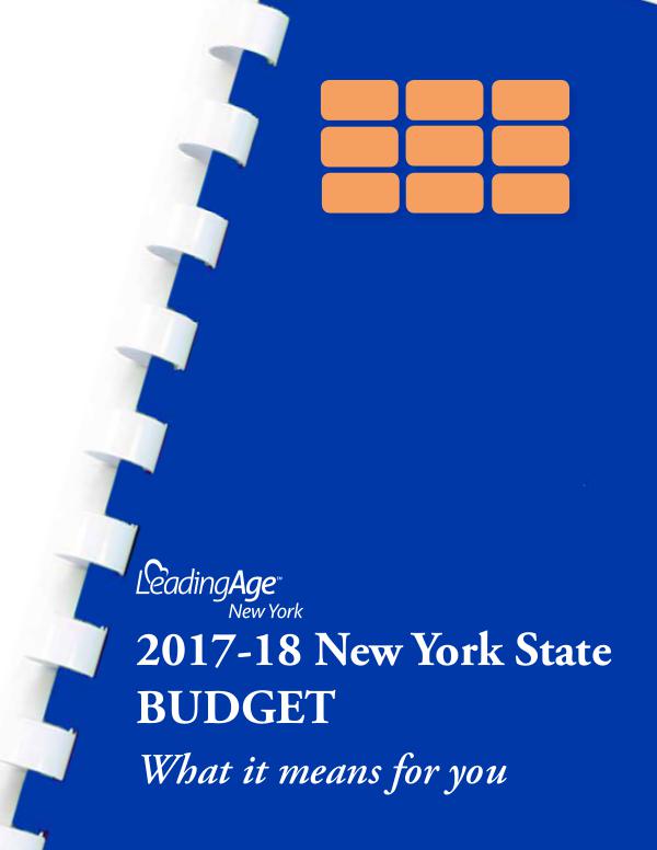 LeadingAge New York State Budget Review April 2017