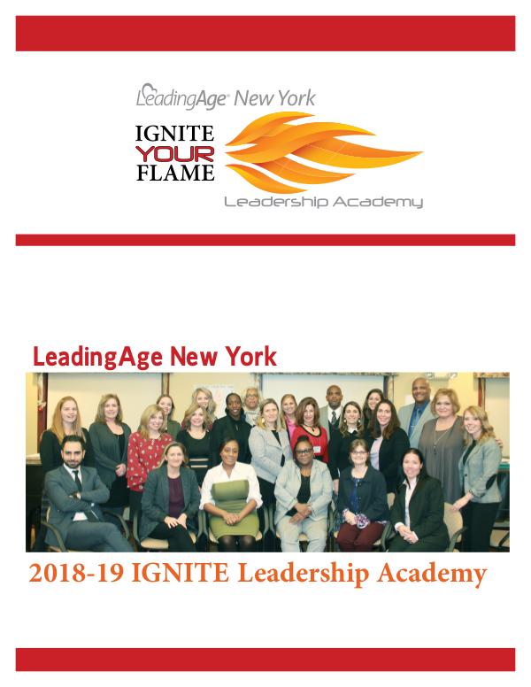 2018-19 LeadingAge New York IGNITE Leadership Academy Leadership Academy 2018-19 ALP Project Final to Po