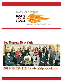 2018-19 LeadingAge New York IGNITE Leadership Academy