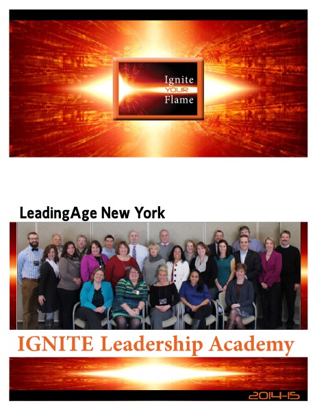 IGNITE Leadership Academy LeadingAge New York 2014-15 2014-15