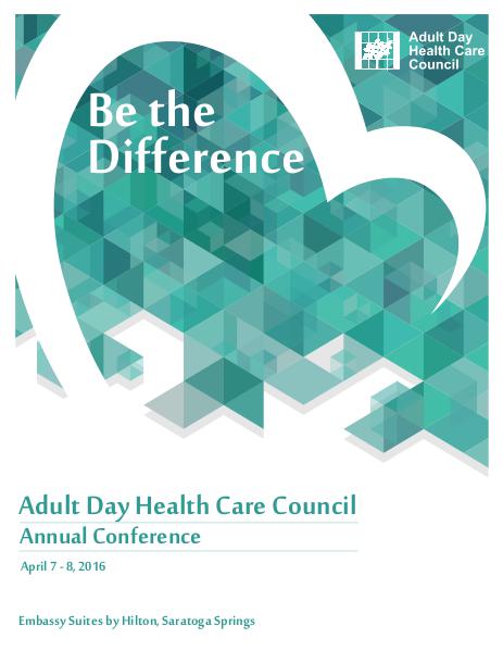 ADHCC Annual Conference 2016 April 2016
