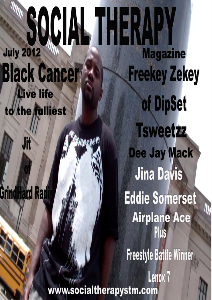 Social Therapy Magazine Sept Feature Artist Lashawn Creed  July 2012