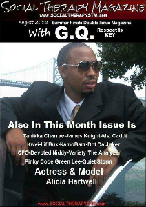 Social Therapy Magazine Sept Feature Artist Lashawn Creed  Aug 2012
