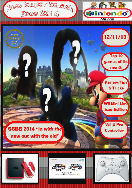 Nintendo News Issue Super Smash Bros 2014 Wii-U