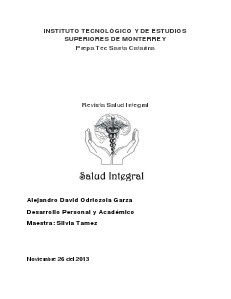 Salud Integral Nov. 2013