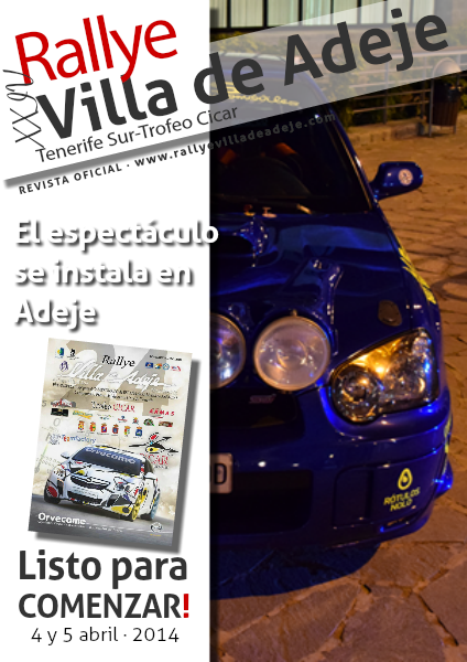XVI Rallye Villa de Adeje Edición 01 - Previa