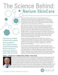 The Science Behind Nerium SkinCare (Nov. 2013)