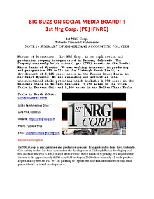 1st NRG Corp.02-27-2014