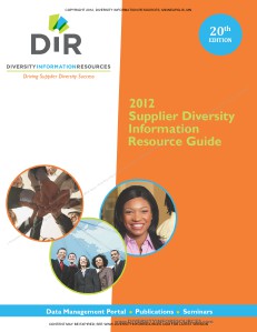 DIR's Supplier Diversity Information Resource Guide 20, Jan 2012