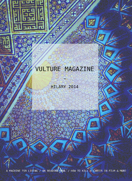 Vulture Magazine The Hilary Issue 2014