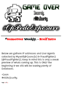 #r00ts3curity | Weekly Data & Pedo Leak | #OpPedoExposure #OpPedoFEAR #OpPedoExposure | Vol #1 - Weekly IP [Preview]