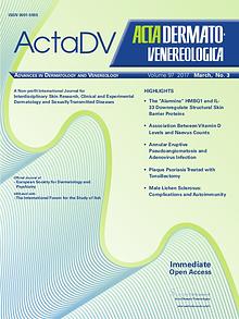Acta Dermato-Venereologica Issue 3, 2017