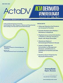 Acta Dermato-Venerelogica Issue No 7, 2017