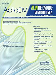 Acta Dermato-Venereologica Issue 8, 2017