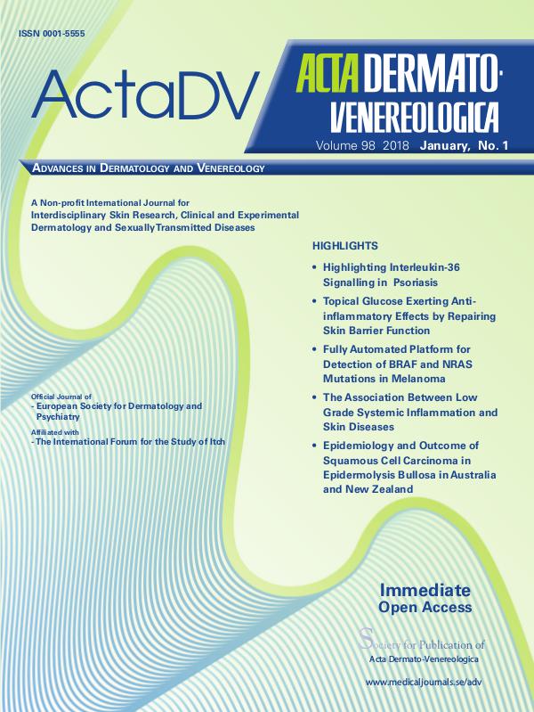Acta Dermato-Venereologica issue 50:1 98-1CompleteContent