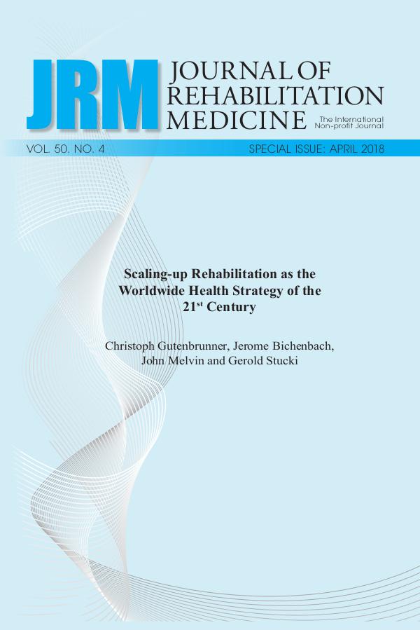 Journal of Rehabilitation Medicine: Special Issue 50-4bokBW