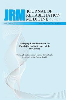 Journal of Rehabilitation Medicine: Special Issue