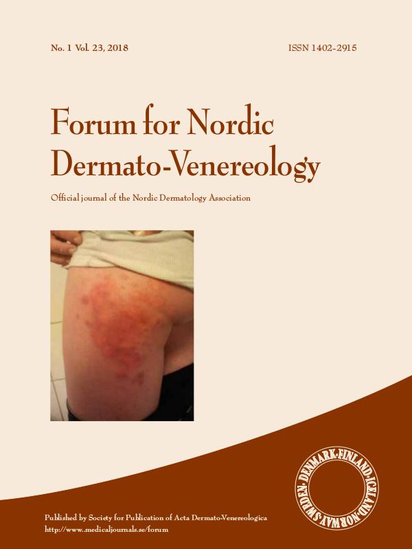 Forum for Nordic Dermato-Venereology Nr 1, 2018