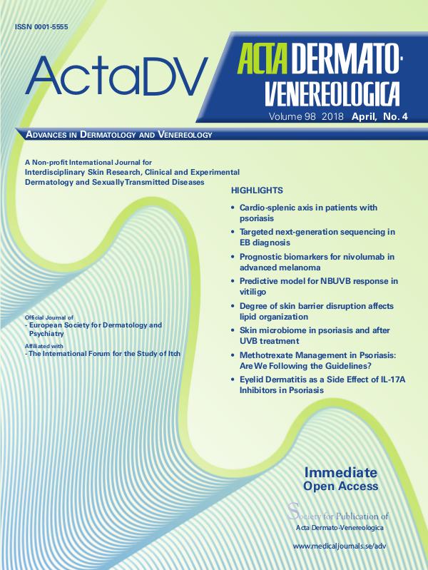 Acta Dermato-Venereologica 98-4CompleteContent