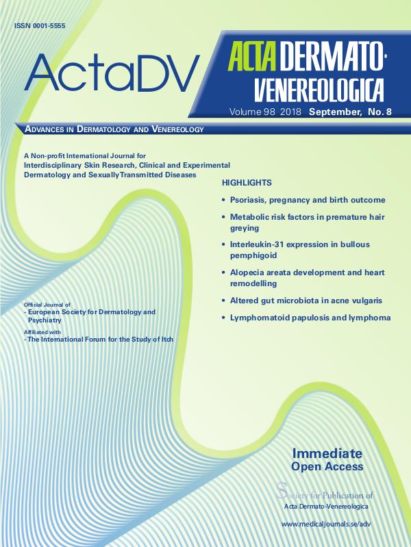 Acta Dermato-Venereologica 98-8CompleteContent