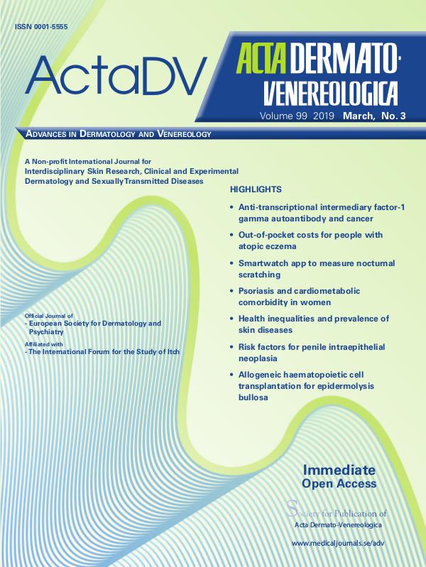 Acta Dermato-Venereologica 99-3CompleteContent