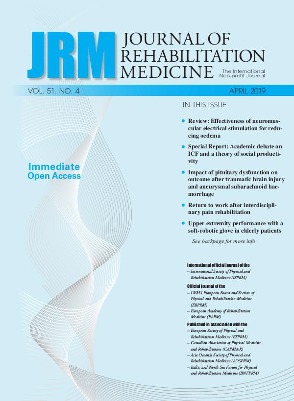 Journal of Rehabilitation Medicine 51-4inkOmslag