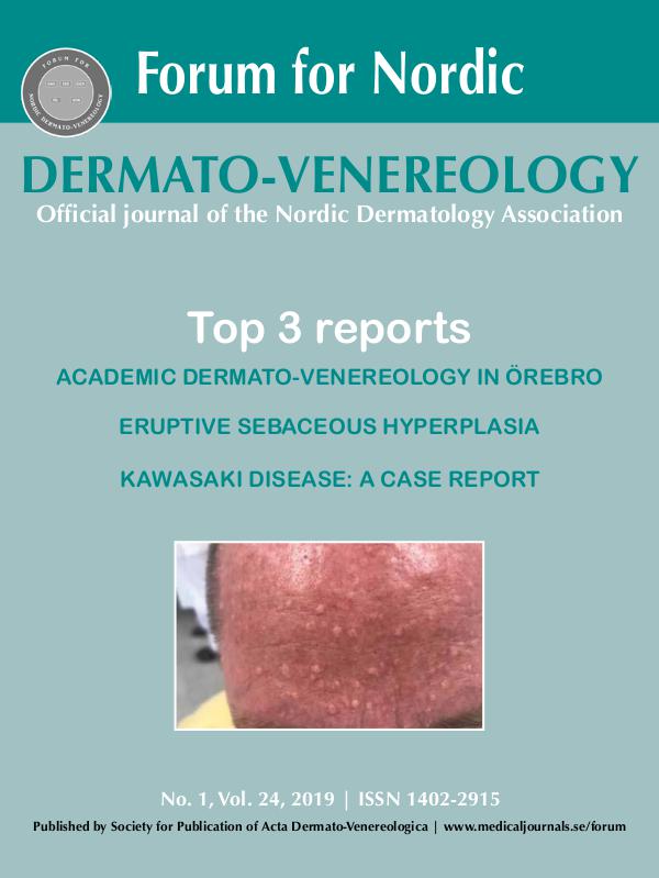 Forum for Nordic Dermato-Venereology Nr1,2019