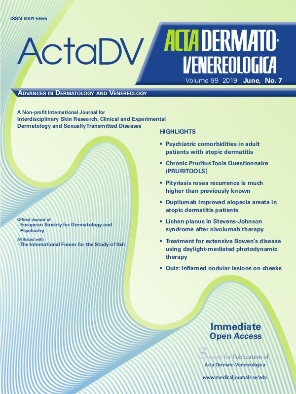 Acta Dermato-Venereologica 99-7CompleteContent