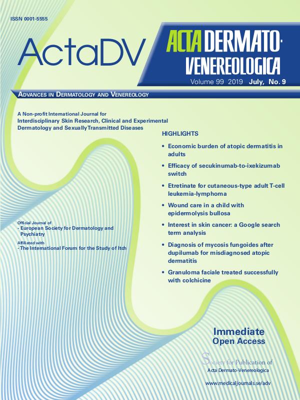 Acta Dermato-Venereologica 99-9CompleteContent
