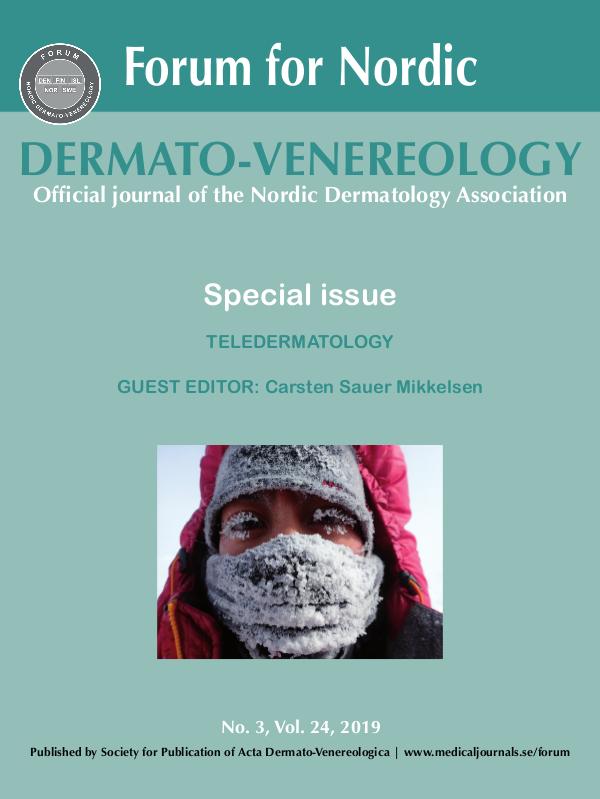 Forum for Nordic Dermato-Venereology No 3, 2019 Telemedicine