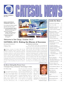 CATESOL Newsletter Fall 2013