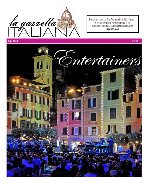 La Gazzetta Italiana 14 | 15 | 16 Entertainers