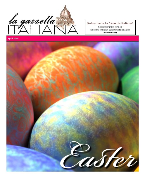 La Gazzetta Italiana 14 | 15 | 16 Easter