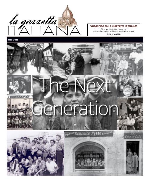 La Gazzetta Italiana 14 | 15 | 16 The Next Generation 2016