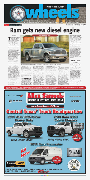 Weekly automotive section from the Waco Tribune-Herald. feb.2014