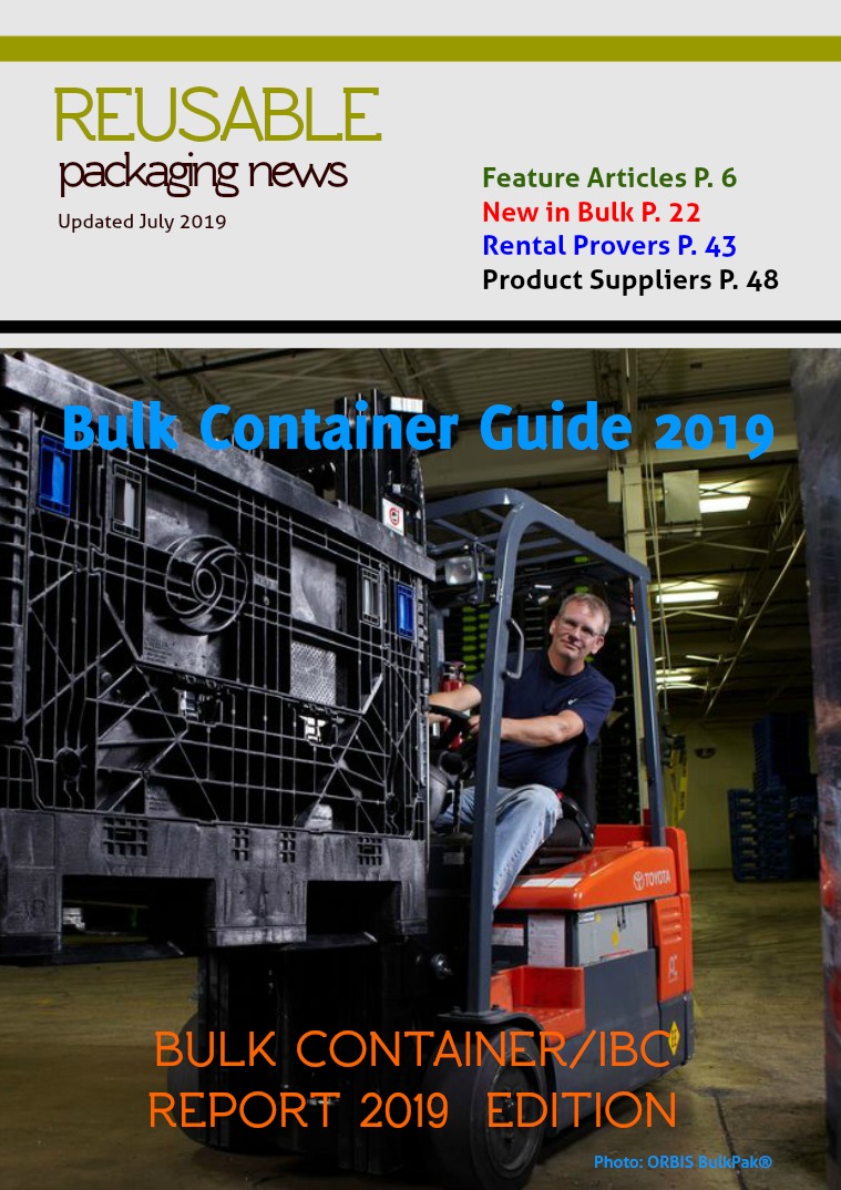 Reusable Packaging News No. 3, 2019 Bulk Container Special