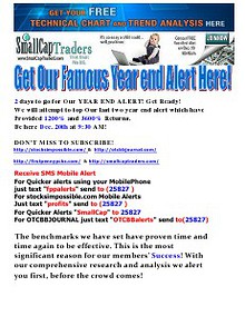 Get Our Famous Year End Alert Here!!
