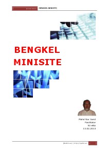 Bengkel Mini Website Vol 1