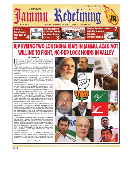Jammu Redefining Magazine Vol.2 No.-5