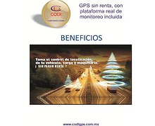 GPS SIN RENTA CON PLATAFORMA DE MONITOREO INCLUIDA