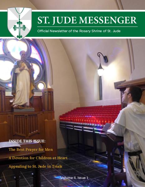 St. Jude Messenger Volume II, Issue I