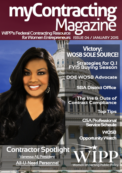 WIPP's myContracting Magazine January 2015